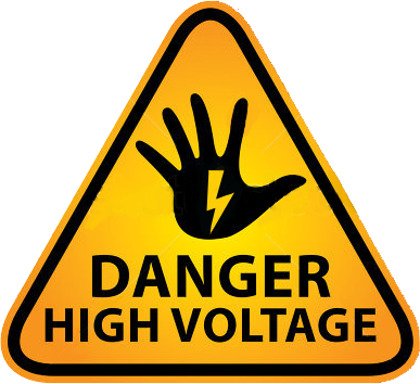Download - High Voltage Logo Png (387x354), Png Download