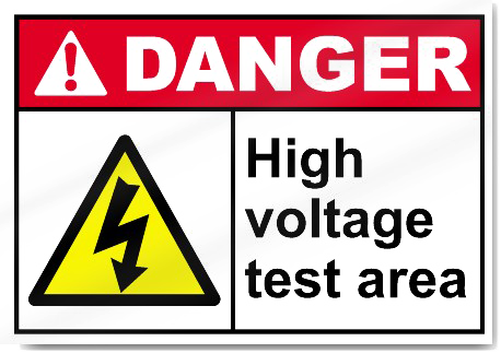 High Voltage Sign Png Transparent - Demolition Work In Progress Sign (458x323), Png Download