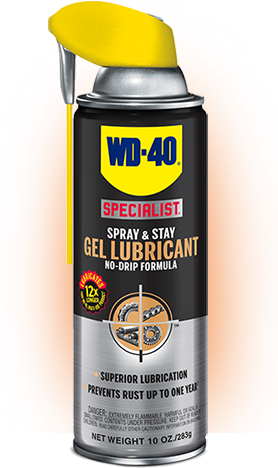 Wd 40 Specialist Spray & Stay Gel Lubricant No Drip - Wd 40 Specialist Gel Lubricant (300x560), Png Download