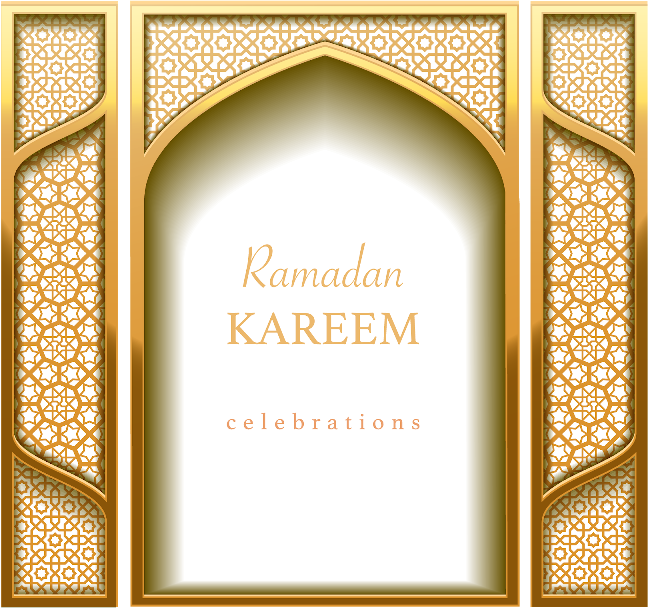 Happy Ramadan Vector Frame Islam Png Free Transparent Png Download