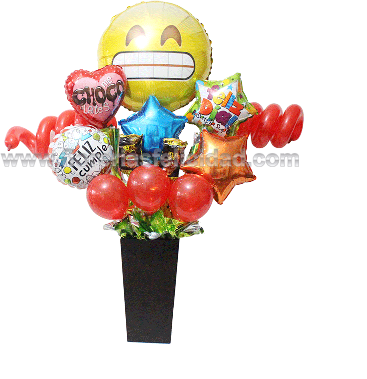 Arreglo De Globos Cumple - Arrangement (900x801), Png Download