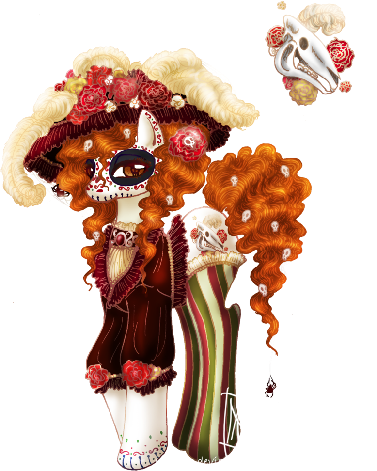 Magexp, La Catrina, Ponified, Safe, Santa Muerte, Solo - Artist (800x1040), Png Download