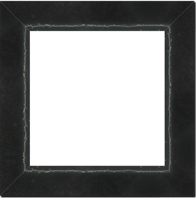 Wood Veneer Frame From The Blog Post On Unique Custom - Amanti Art Nero Bathroom Mirror (662x669), Png Download