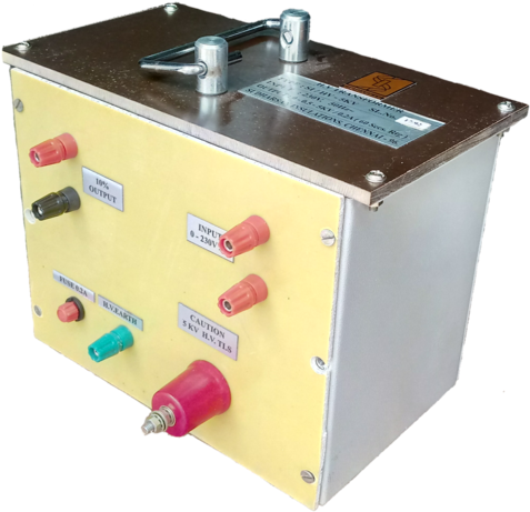 Sudharsan Insulation High Voltage Test Set 3kv, Si/hv3kv - Step Up Transformer 5kv (500x484), Png Download