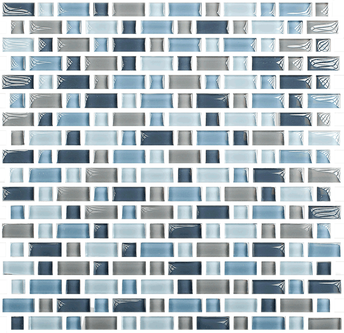 Crystal Combo Stormy Skies Clear - Mosaic (1115x1080), Png Download