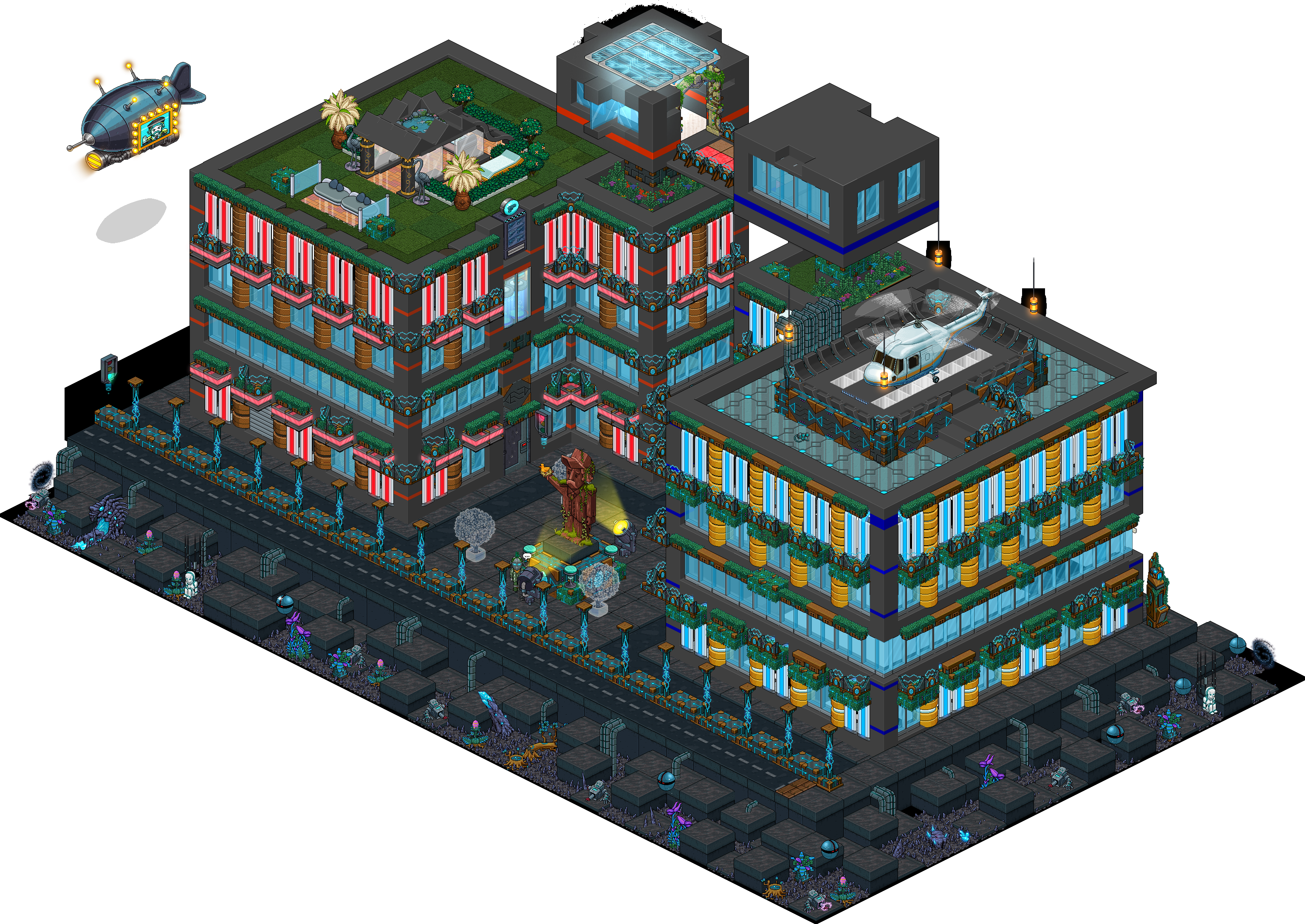 The Futuristic Capital Of Frankton - House (3072x2176), Png Download