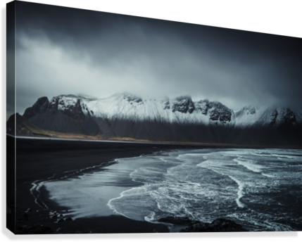 Stormy Skies Canvas Print - Summit (429x344), Png Download