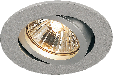 Magic Round Down Light - Slv 113466 New Tria 68 Gu10 Downlight, Round, Alu Brushed, (451x325), Png Download