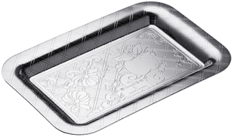 Christofle - Jardin D'eden Tray - Small (450x450), Png Download