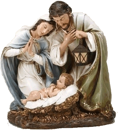 Holy Family Nativity - Roman 20 Joseph's Studio Religious Holy Family Christmas (455x455), Png Download