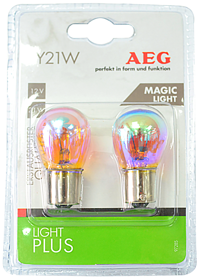 Set 2 Becuri Py21w Magiclight - Aeg (1000x1000), Png Download