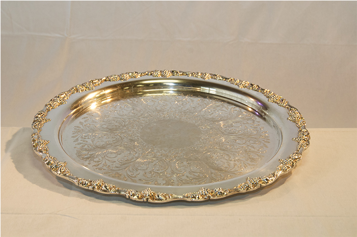 Tray Silver Grapevine - Bangle (700x1050), Png Download