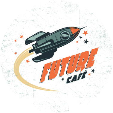 Future Cafe Logo - Rocket (400x400), Png Download