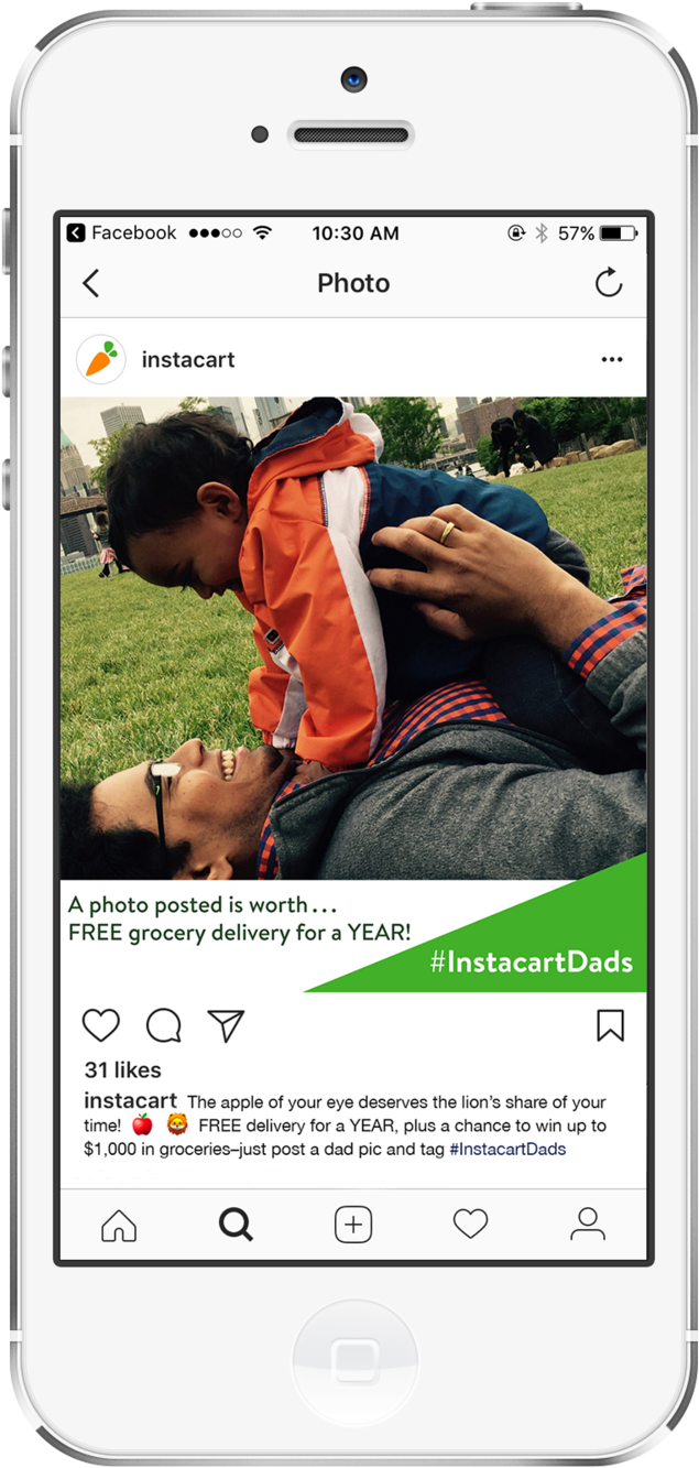Instacartdads Parkmockup (1000x1750), Png Download