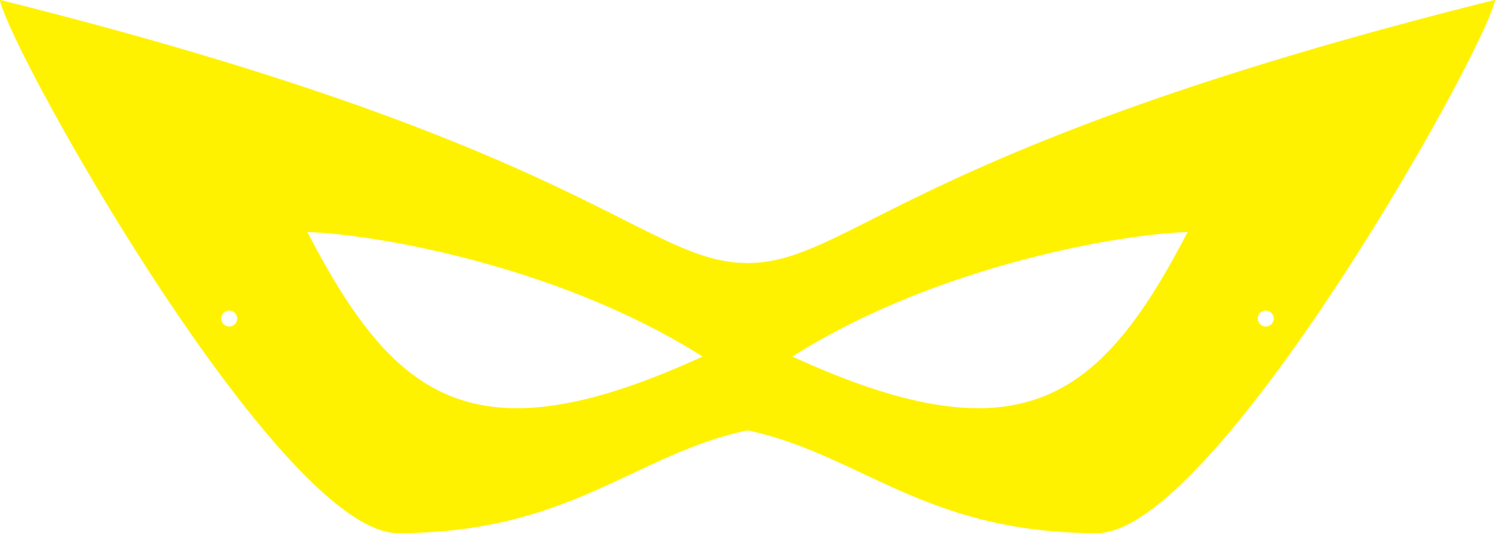 Mask (2100x749), Png Download