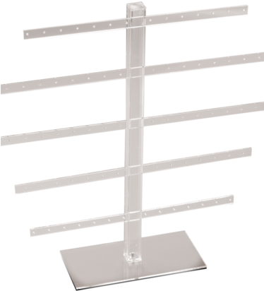 Arbol Grande Para Aretes Acrilico Transparente Para - Shelving (373x479), Png Download