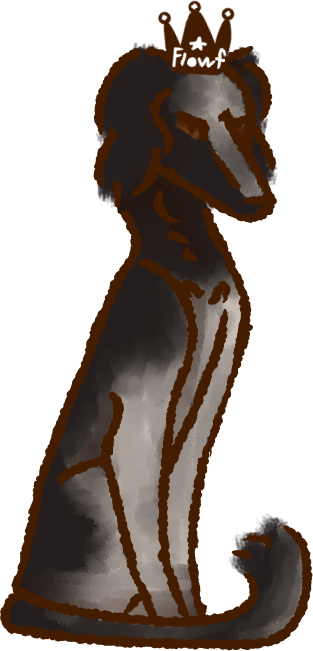 Cutie Dead Bird Dog - Illustration (313x651), Png Download