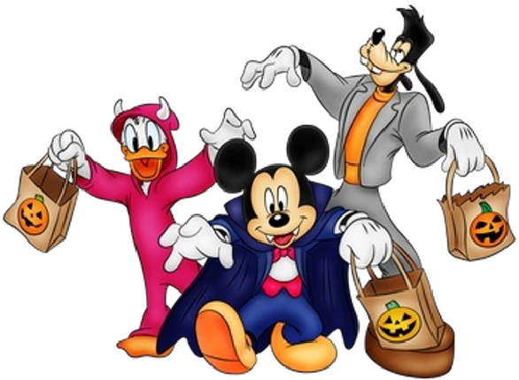 Haunted House Clipart Friends - Disney Happy Halloween Clipart (600x600), Png Download