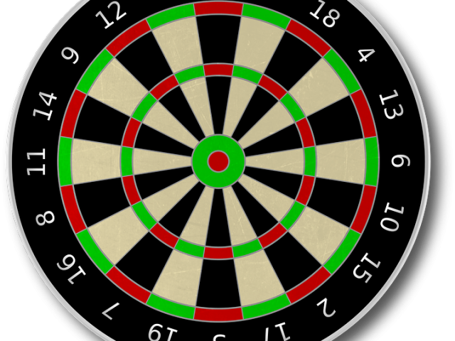 Dart Board Graphic - Dart Board (640x480), Png Download