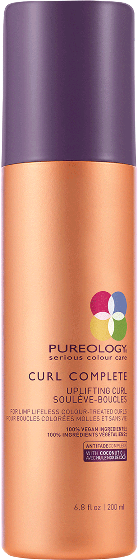 Curl Complete Uplifting Curl Spray Hair Gel - Pureology Curl Complete (1536x1800), Png Download