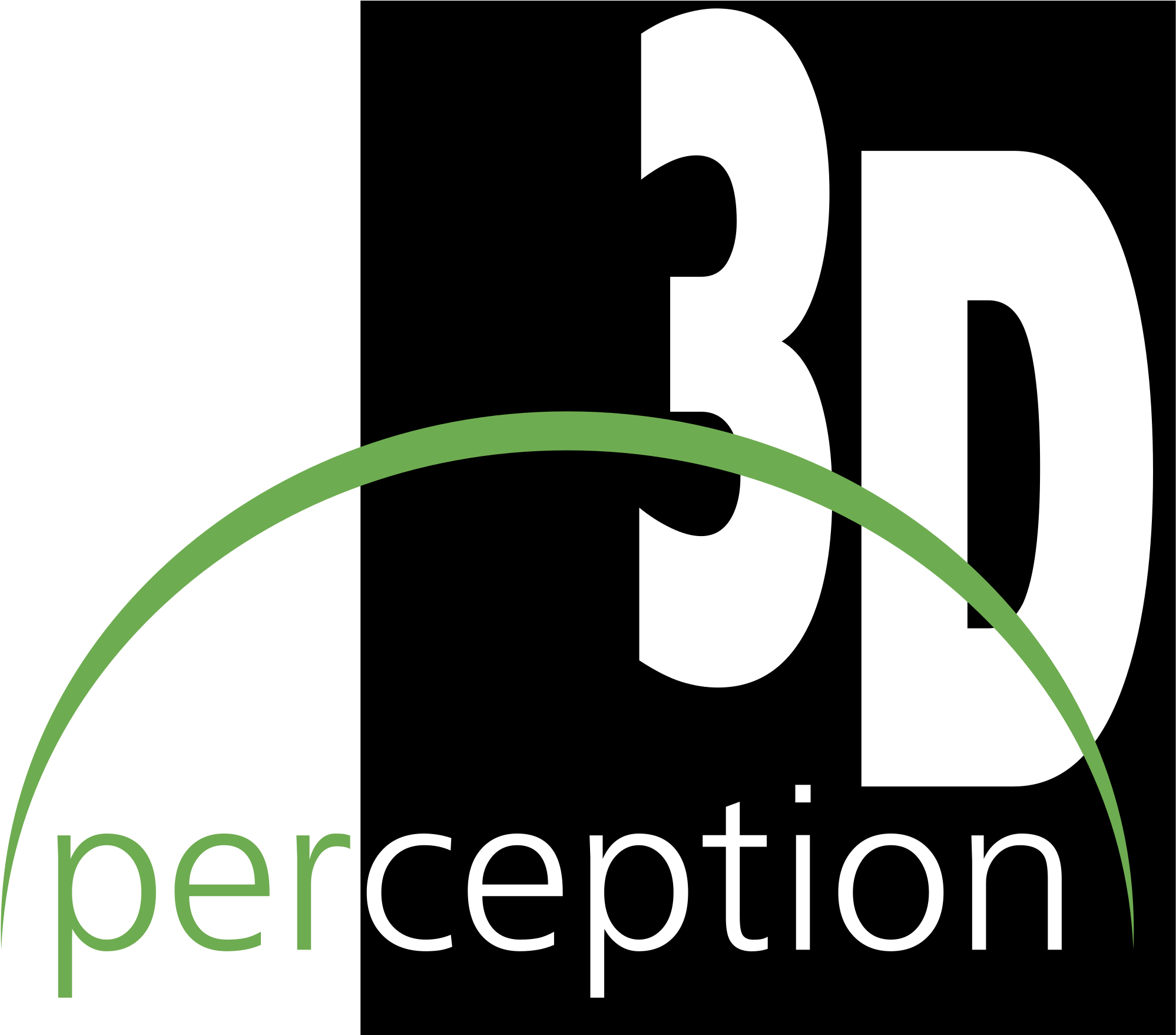 3d Perception Logo Png Transparent - 3d Perception Logo (2400x2400), Png Download