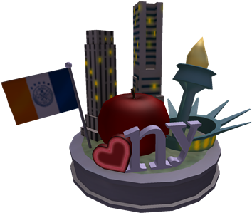 New York At Night - Roblox New York Hat (420x420), Png Download