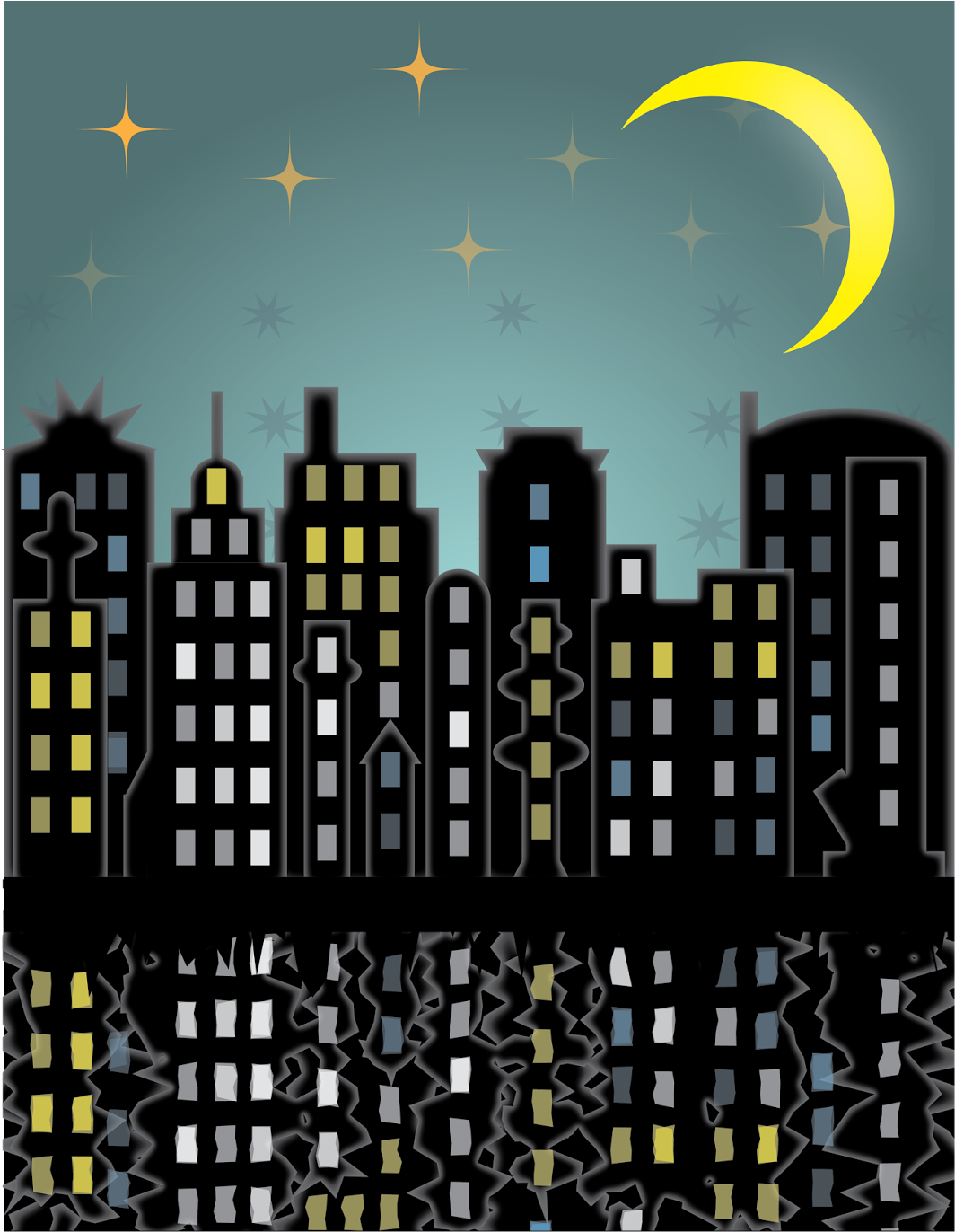 Night City - Ancient Alphabets (1150x1600), Png Download