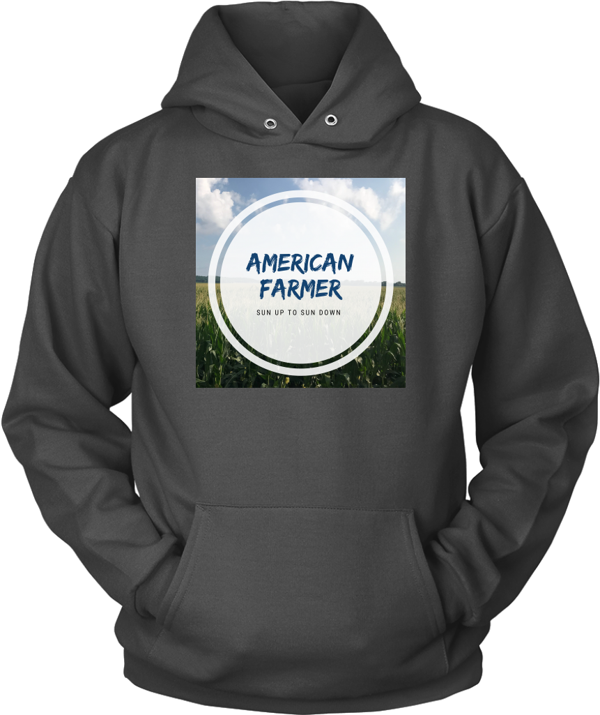 American Corn Field- Hoodie - Windsurfing Shirt - Straight Outta Money ...because (1024x1024), Png Download