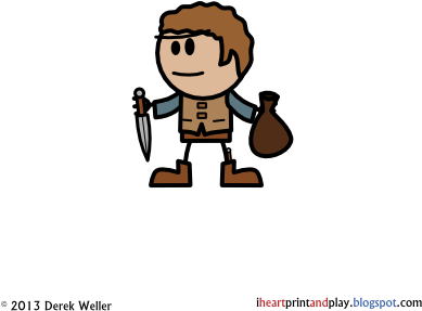 Halfling Rogue Winstanley Portico - Cartoon (400x400), Png Download