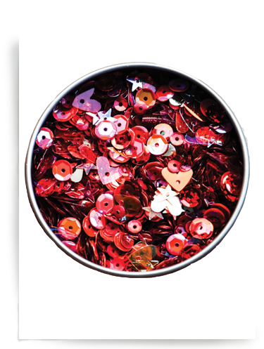 Rose Petal Sequins - Circle (400x510), Png Download