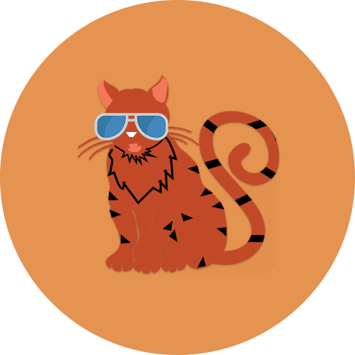 Keep Your Home The Same & Clutter-free - Cat (500x500), Png Download