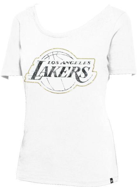 Los Angeles Lakers Women's Lux Sequins Runback Scoop - Angeles Lakers (500x667), Png Download