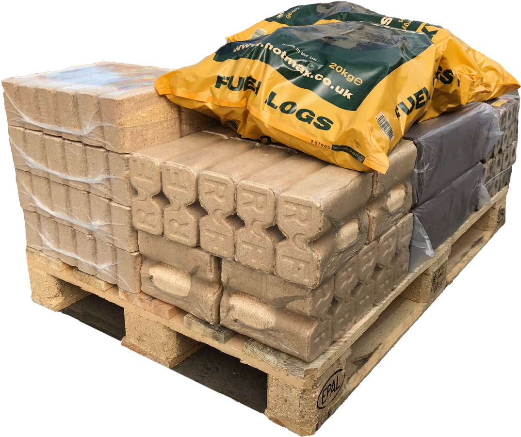 A Quarter Ready Mixed Pallet, With Layers Of Different - Pallet (1125x1000), Png Download