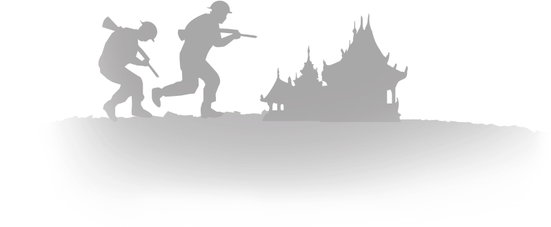 So, As Dusk Fell, With What Ammo And Grenades We Could - Silhouette (843x672), Png Download