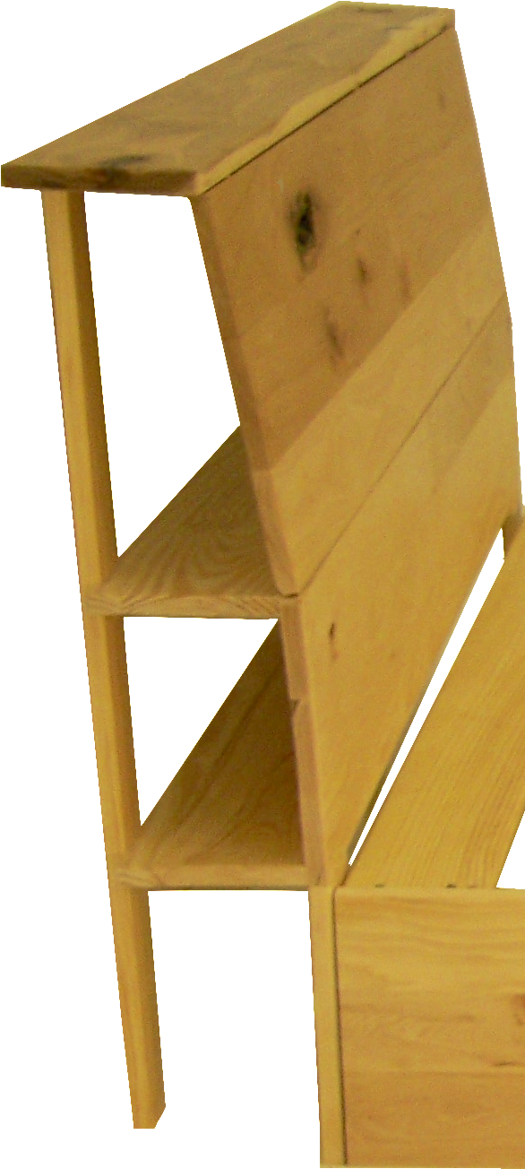 Made From Exotic Poplar With Hemp Oil Staining, Boxer - Headboard (751x1393), Png Download