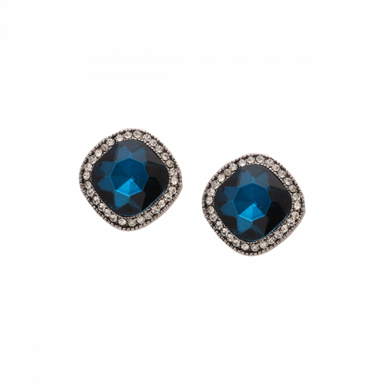 Classic Cushion Stud Earrings - Earrings (540x540), Png Download