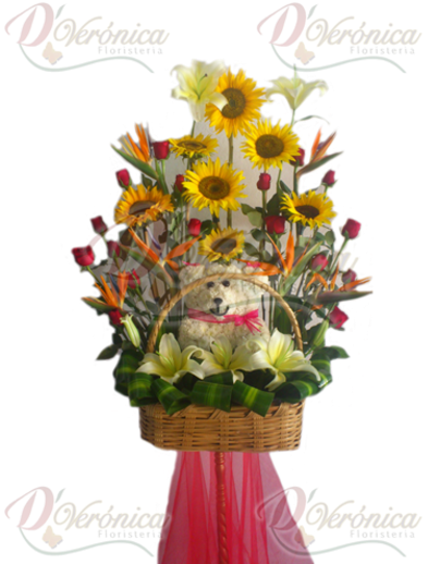 Le Ofrecemos Los Mejores Arreglos Florales Para Todo - Bouquet (400x517), Png Download