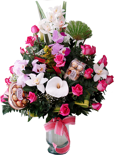 Floristería En Colombia Floristería Amapolas Bucaramanga - Bouquet De Fleurs De Noel (373x500), Png Download