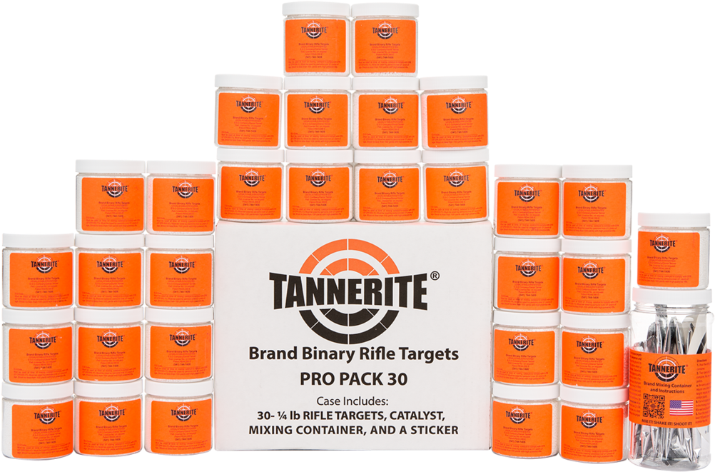 Tannerite Pro Pack 30 1/4-lb Binary Exploding Explosive - Tannerite Exploding Rifle Target Propack - 30 Count (1024x679), Png Download