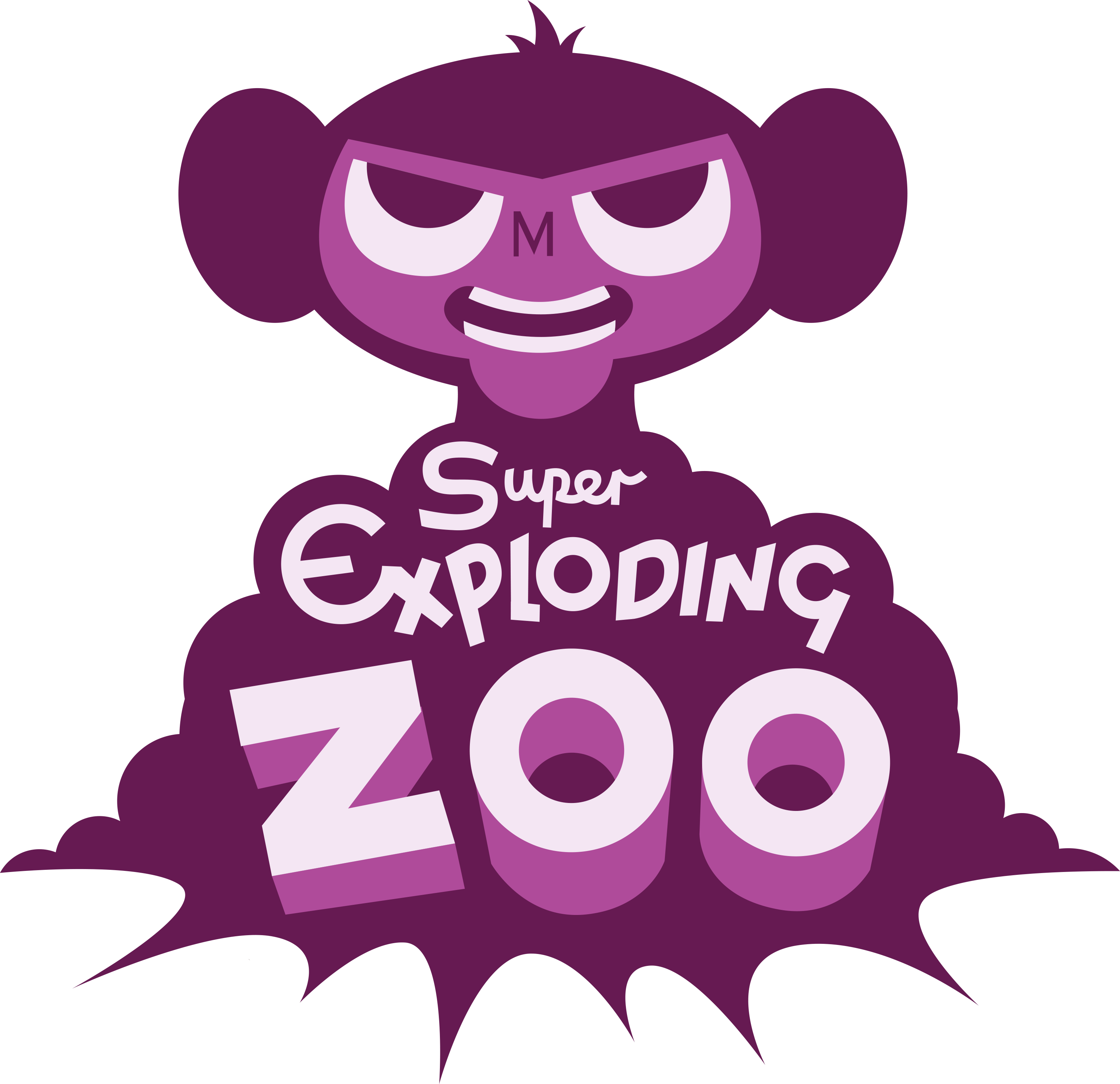 Logo - Super Exploding Zoo Ps4 (3101x3001), Png Download