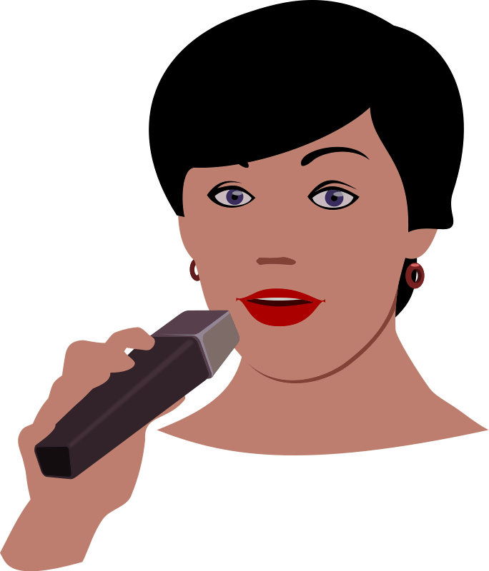The Importance Of Female Singers - Clip Art (684x800), Png Download