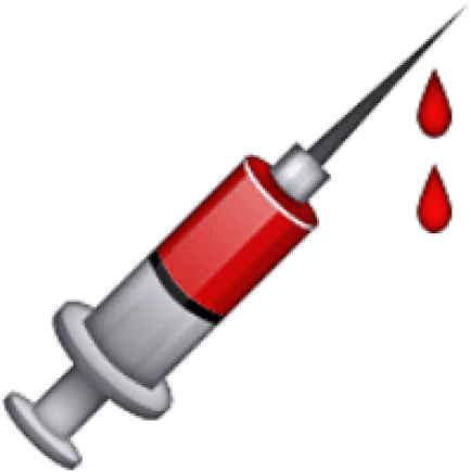 Free Png Ios Emoji Syringe Png Images Transparent - Syringe Emoji (480x502), Png Download