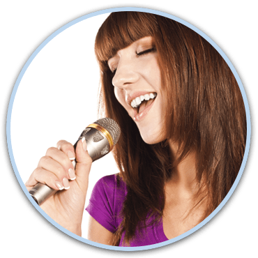 Boston Guitar And Voice Lessons - Singer Girl Png (370x370), Png Download