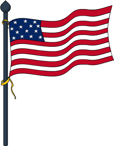 Memorial Day Flags Clipart - 15632 (600x630), Png Download