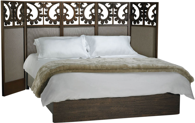 Fleur Headboard - Bed (800x800), Png Download