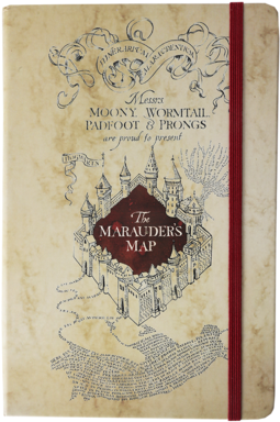 Marauders Map 1000 Piece Puzzle (422x480), Png Download