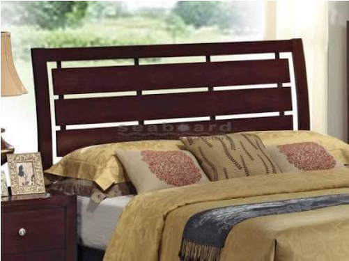 Solid Wood Bed With Slotted Headboard With Mattress - Crown Mark Evan Queen Bed (500x500), Png Download