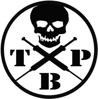 Skull N Syringes New - Skull And Crossbones (350x350), Png Download