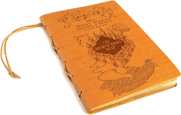 Marauders Map Journal - Harry Potter Journal (marauders Map) (600x600), Png Download