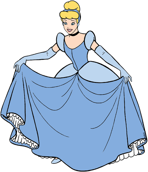 Cinderella Clip Art 5 Disney Clip Art Galore - Clip Art (487x564), Png Download